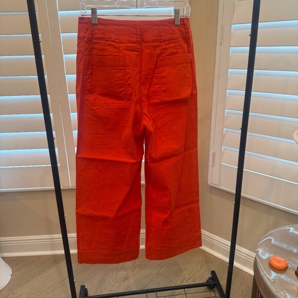 The Colette Magic Fabric Crop Wide-Leg Pants by Maeve, EUC, Sz 29 - Picture 2 of 5